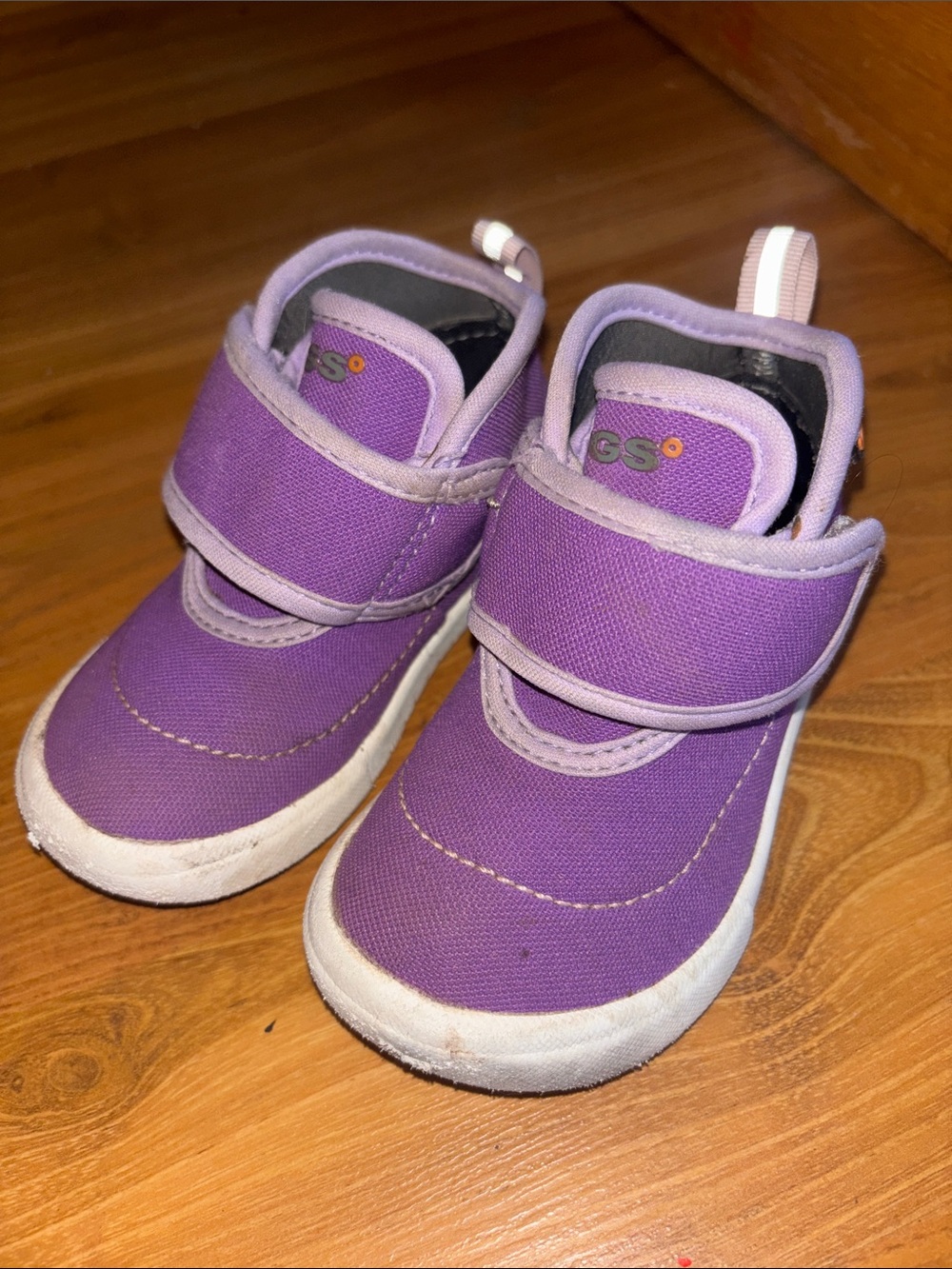Purple Bogs boots